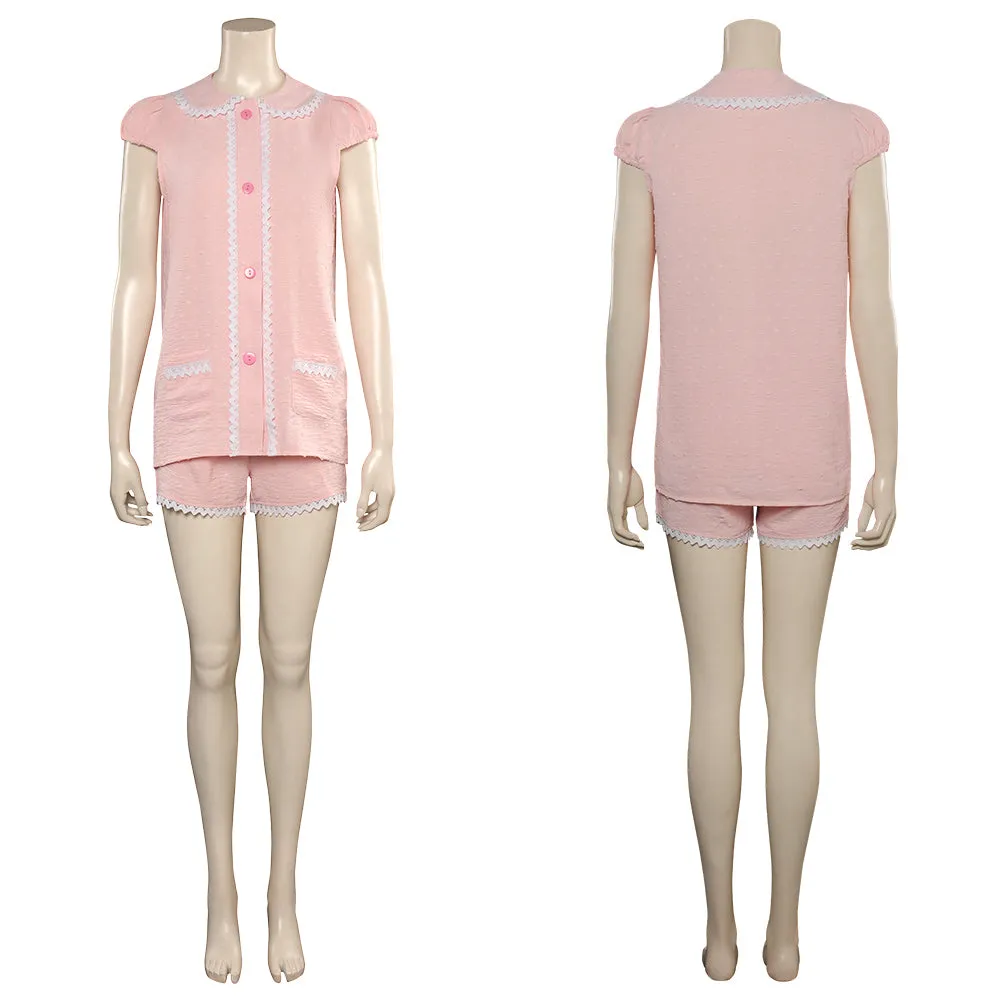 2023 Margot Robbie Pink Pajamas Halloween Carnival Suit Cosplay Costume