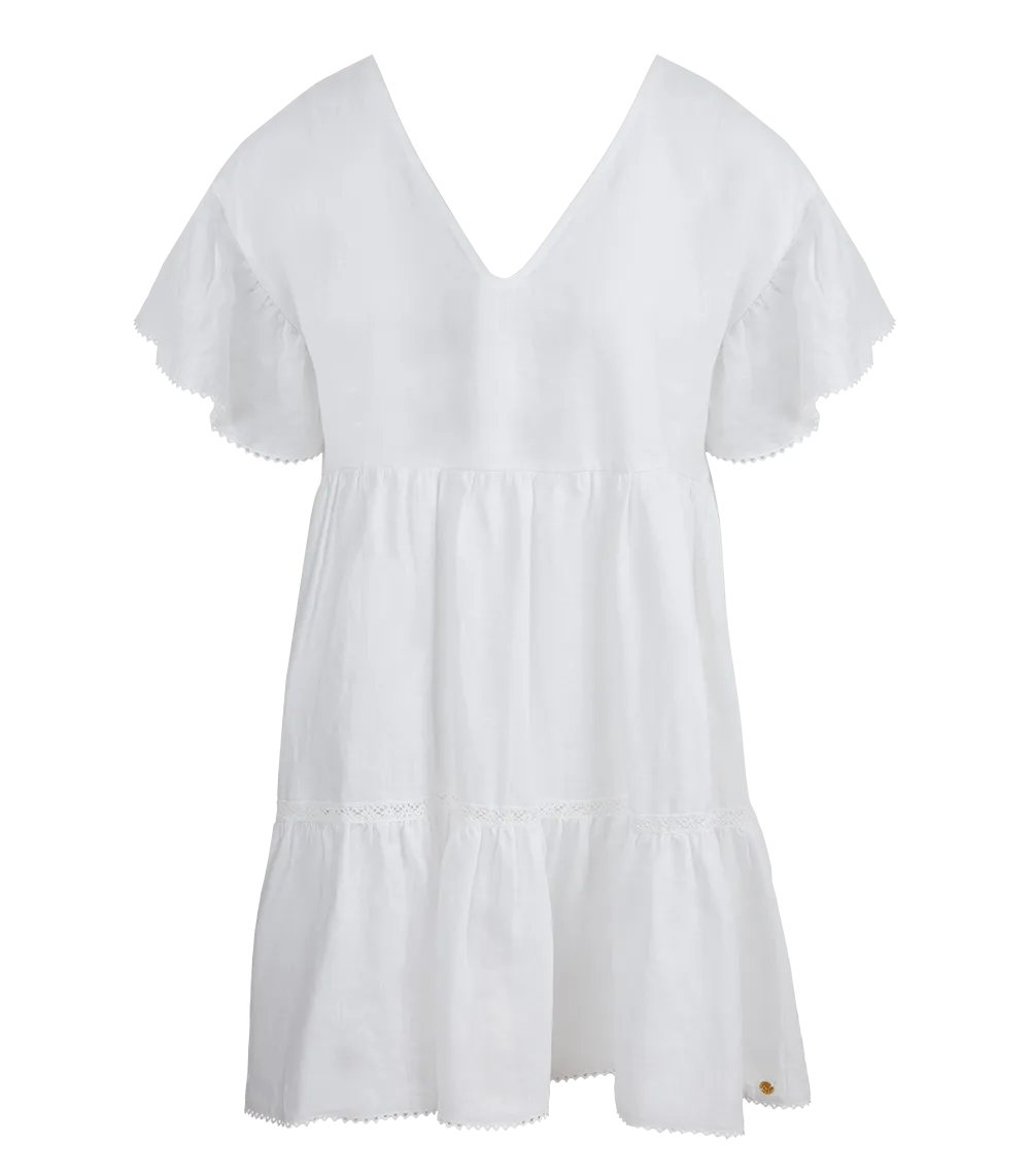 Aliki Short Sleeve Mini Dress