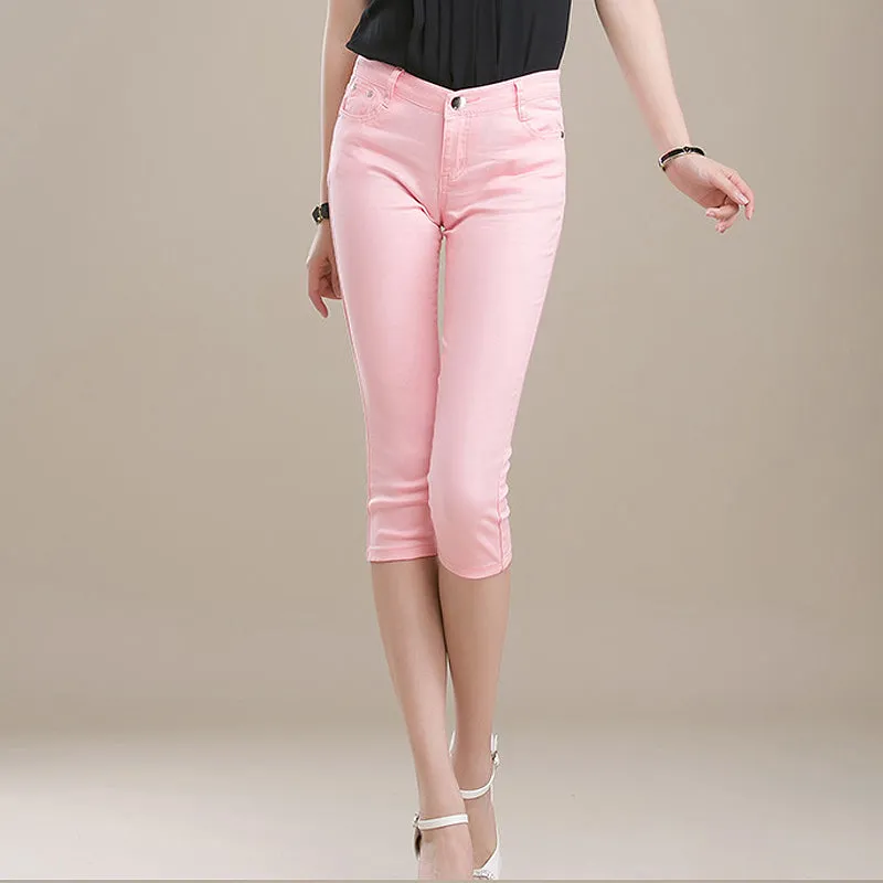 Amy Fashion - Candy Pantalon Female Capris Pants