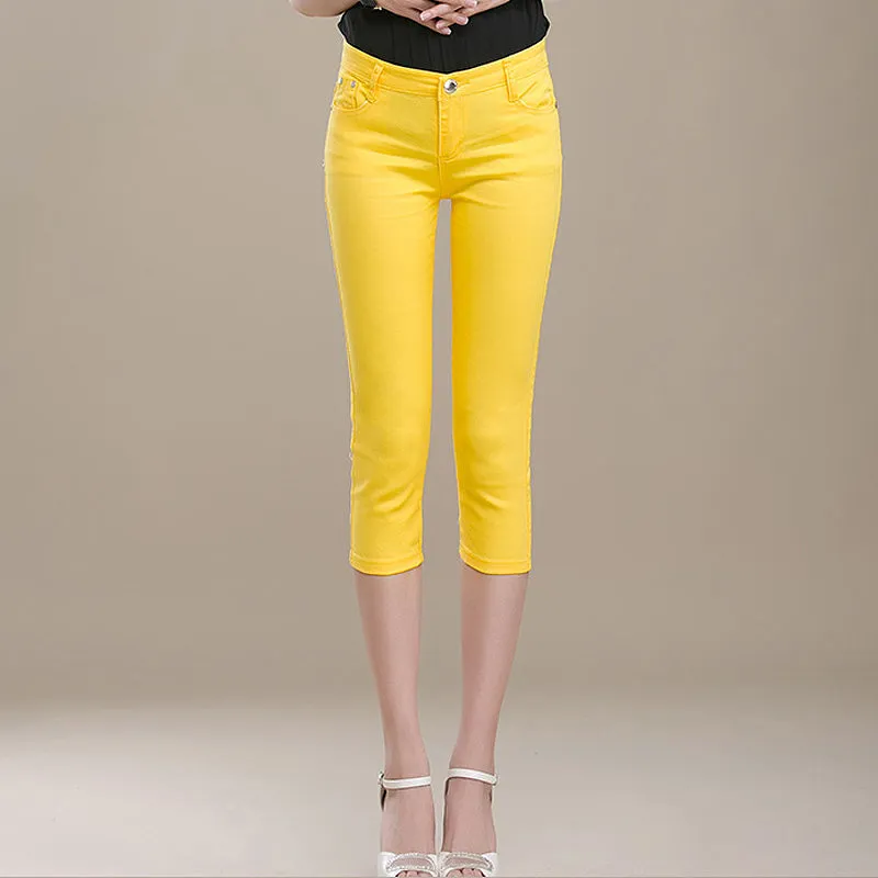 Amy Fashion - Candy Pantalon Female Capris Pants