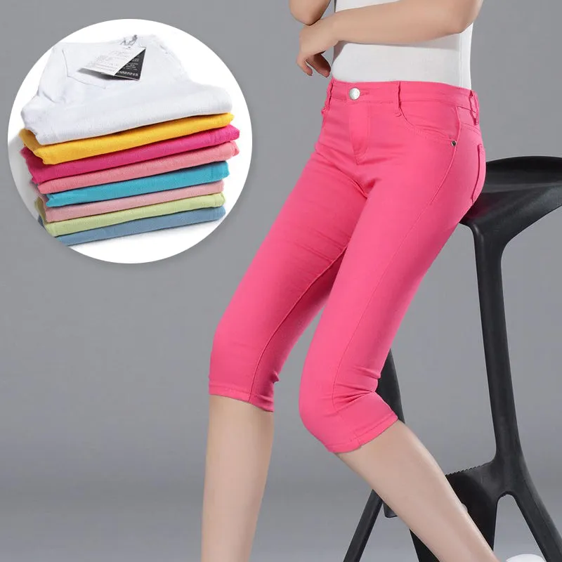 Amy Fashion - Candy Pantalon Female Capris Pants