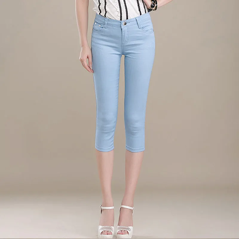 Amy Fashion - Candy Pantalon Female Capris Pants