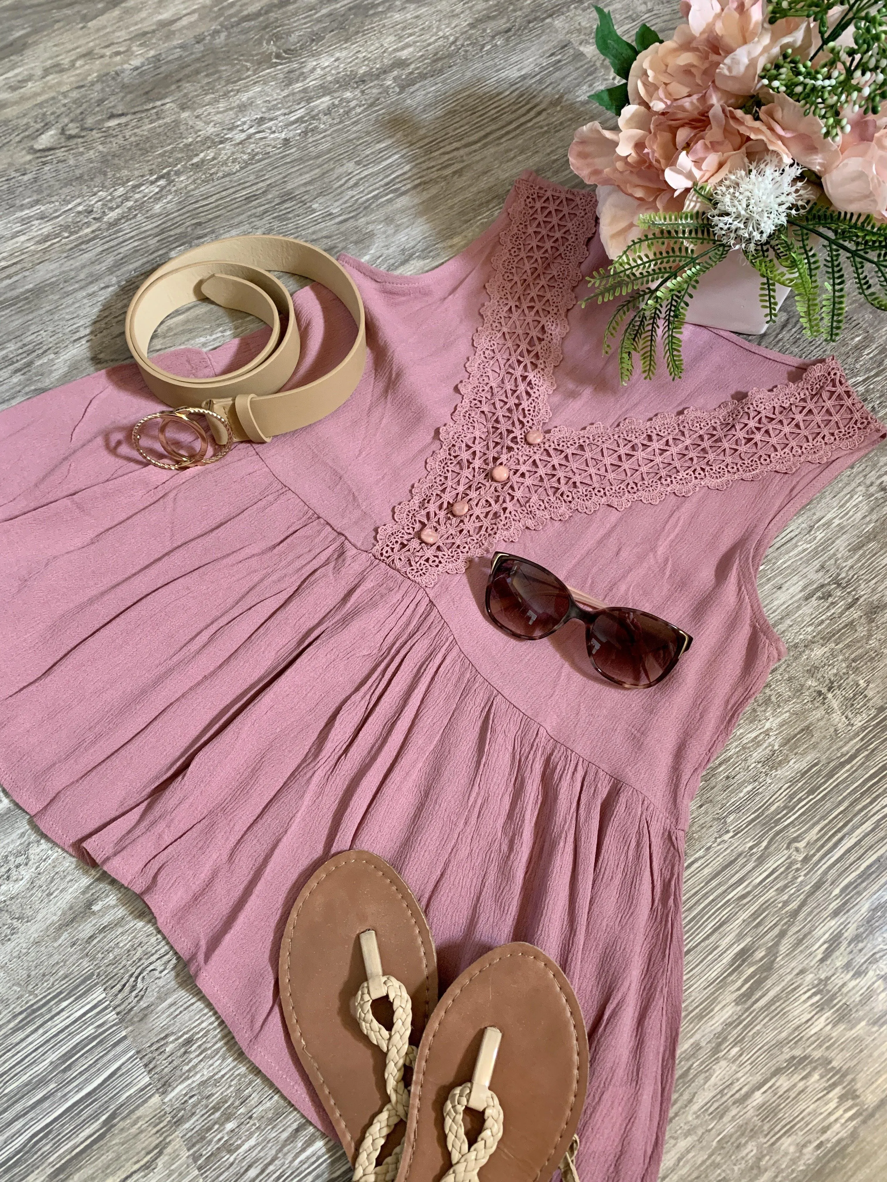 Aprica Lace Tank