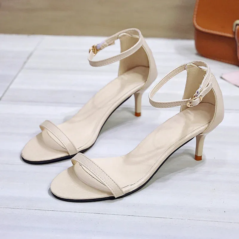Banquet Party High Heels with Buckle