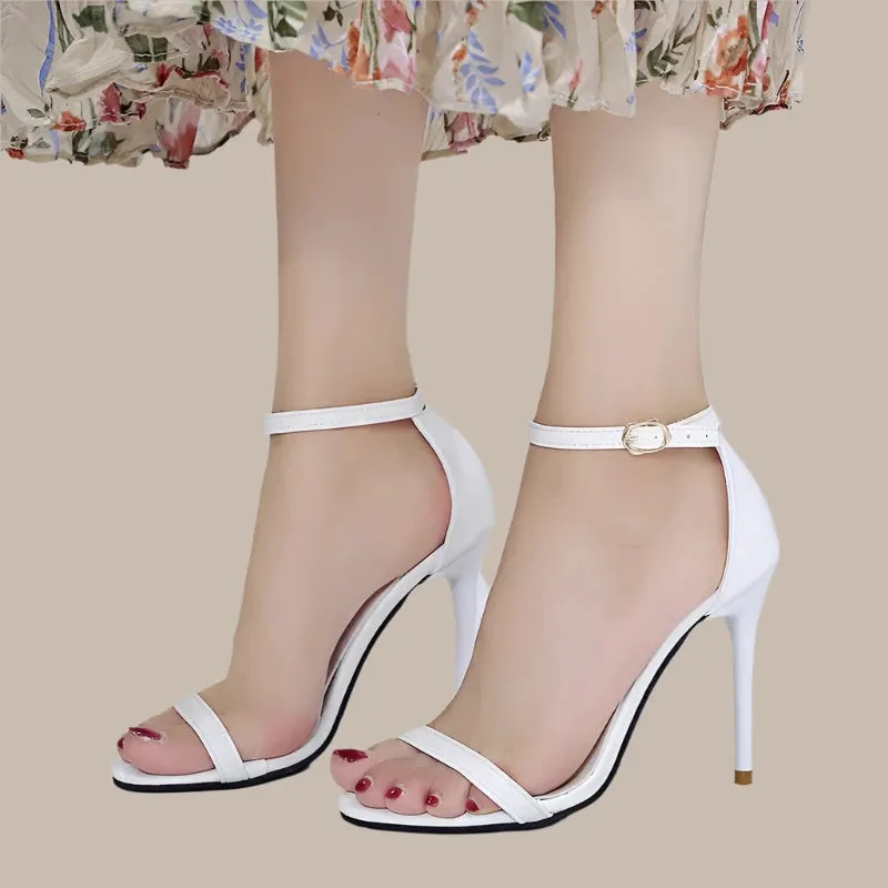 Banquet Party High Heels with Buckle