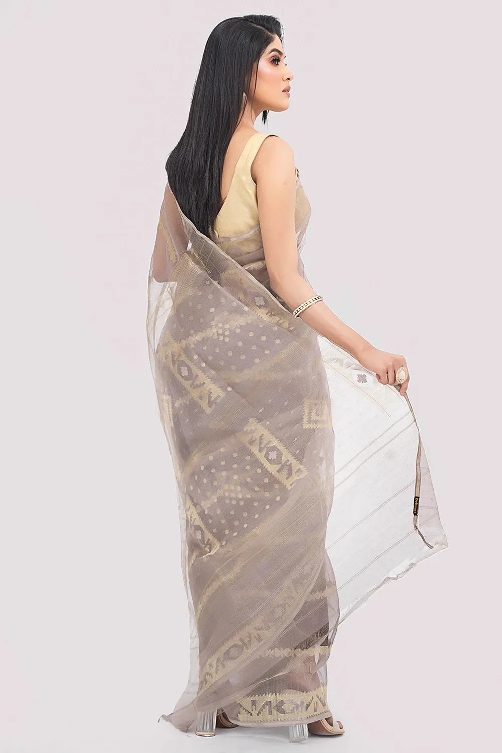 Belwari Jamdani Saree