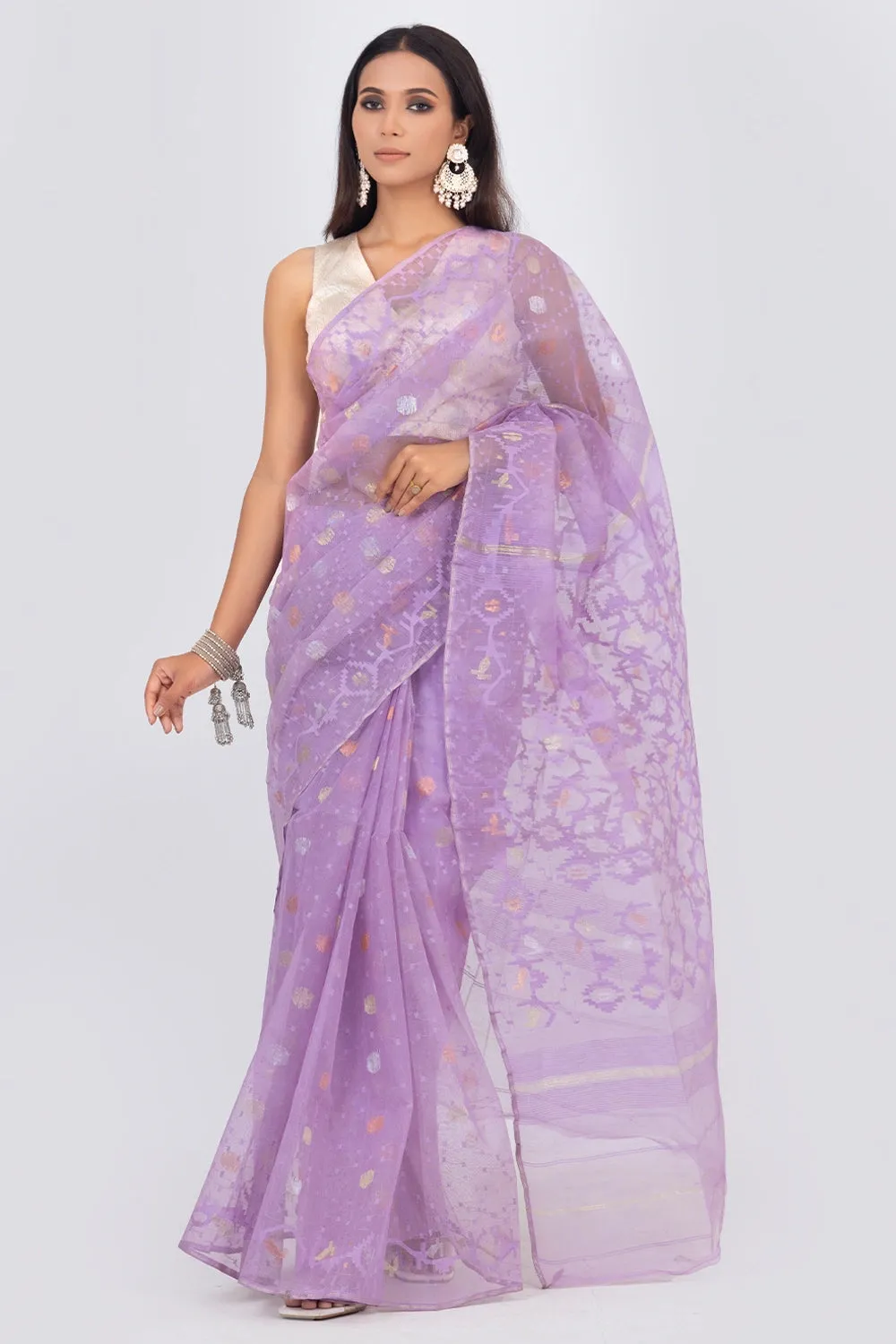 Belwari Jamdani Saree