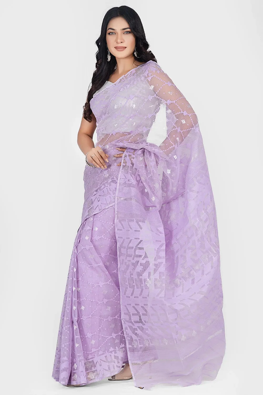 Belwari Jamdani Saree