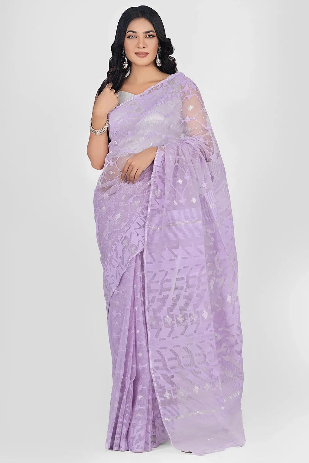 Belwari Jamdani Saree