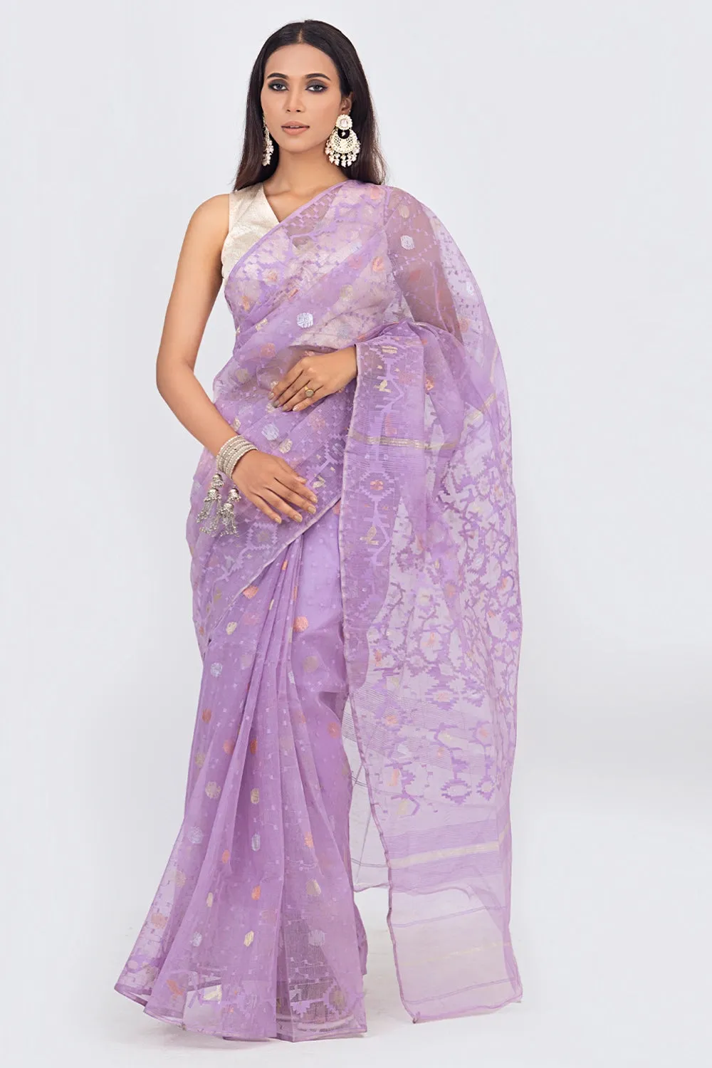 Belwari Jamdani Saree