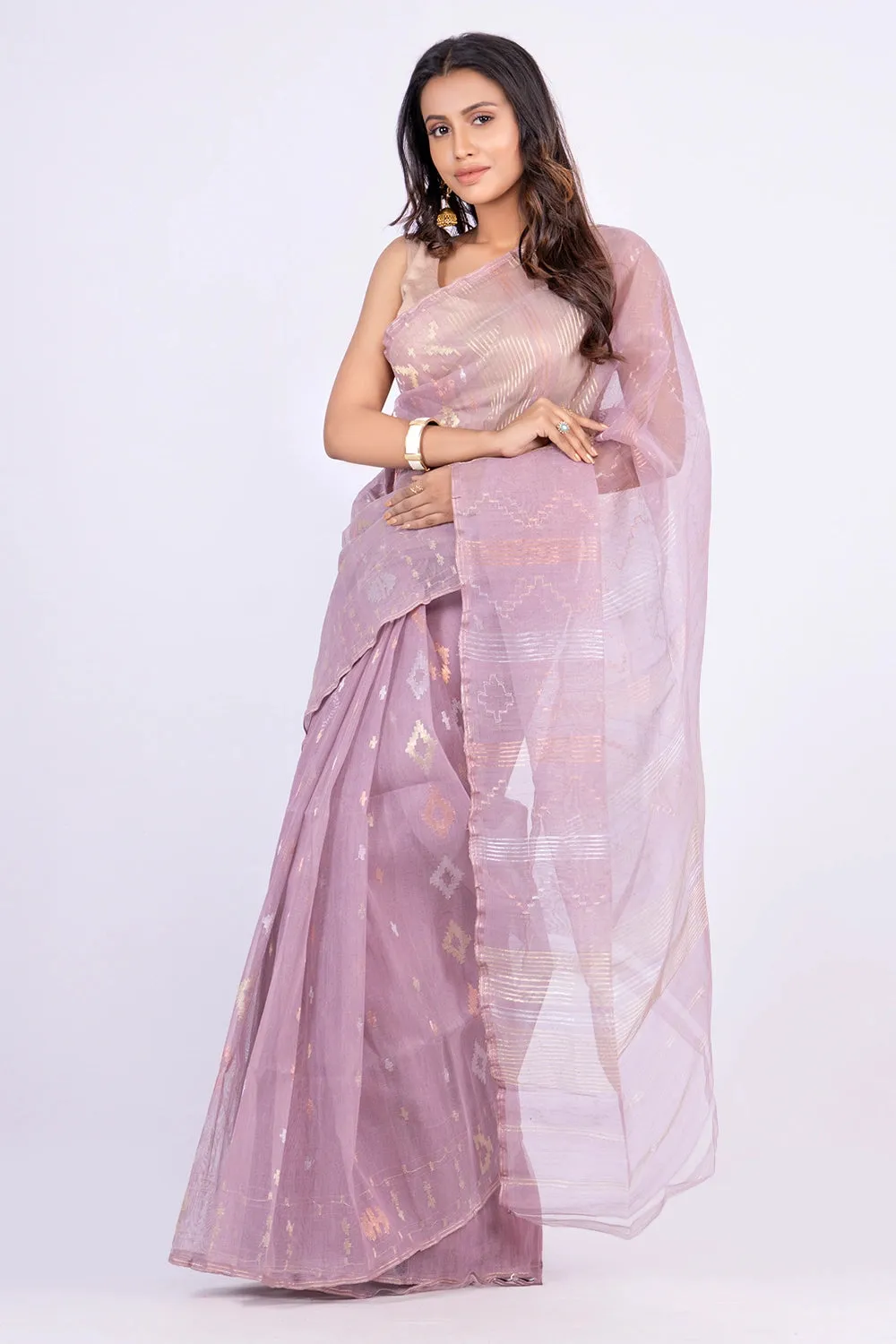 Belwari Jamdani Saree