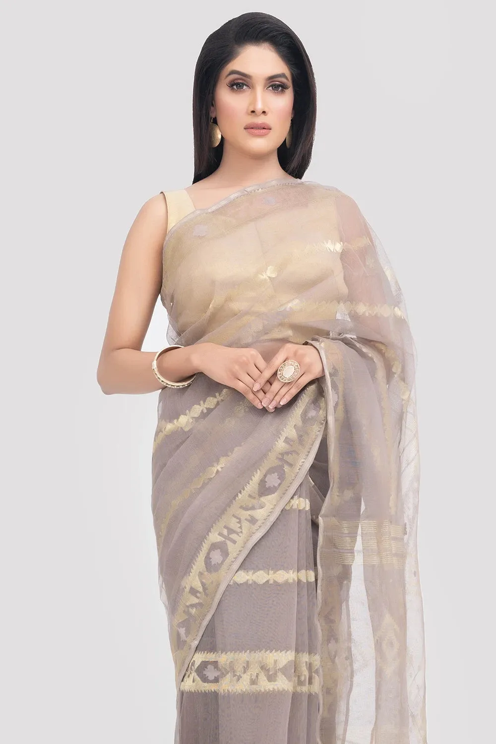 Belwari Jamdani Saree