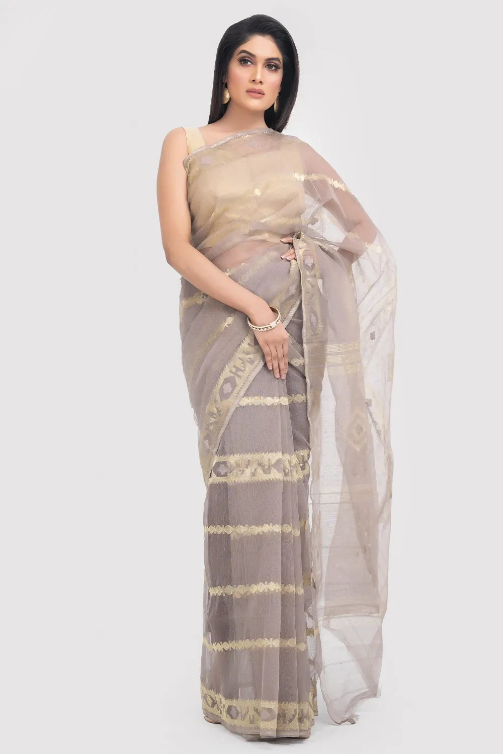Belwari Jamdani Saree