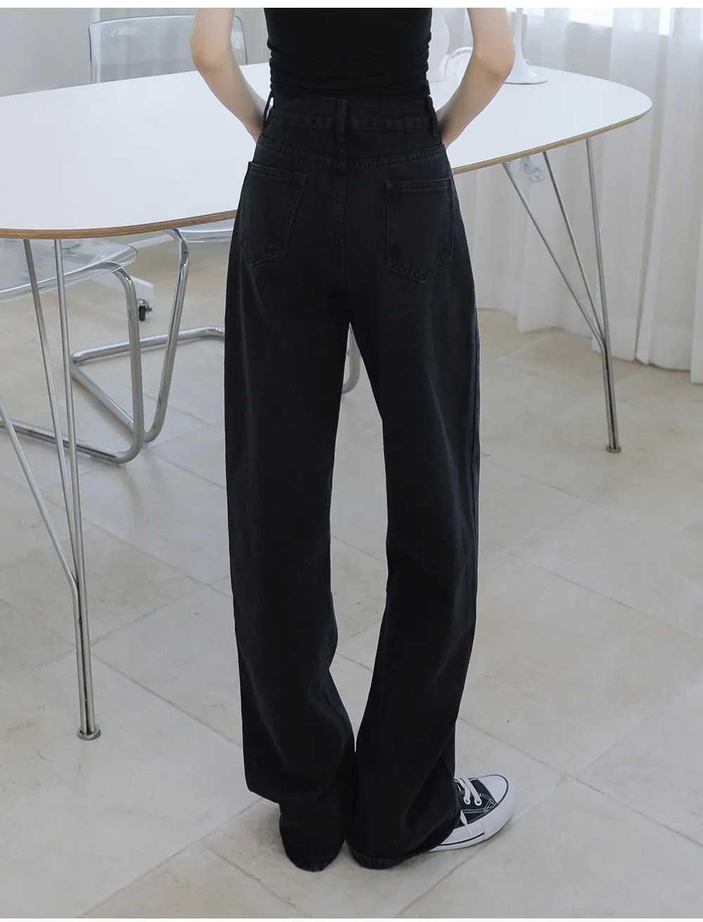 Black Wide Leg Pants F25