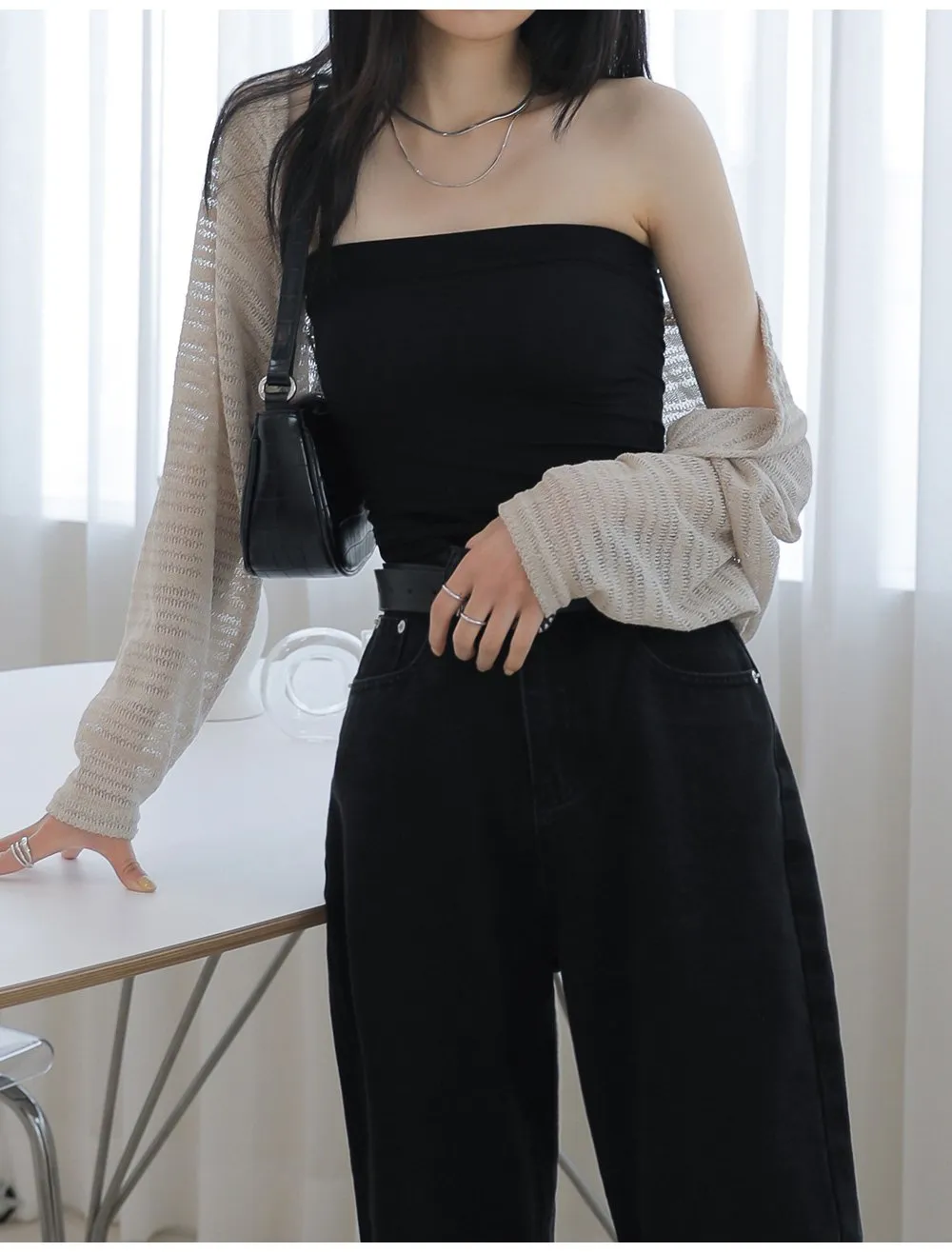 Black Wide Leg Pants F25