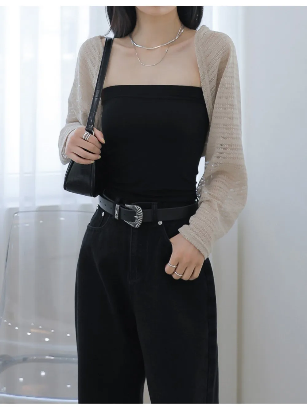 Black Wide Leg Pants F25