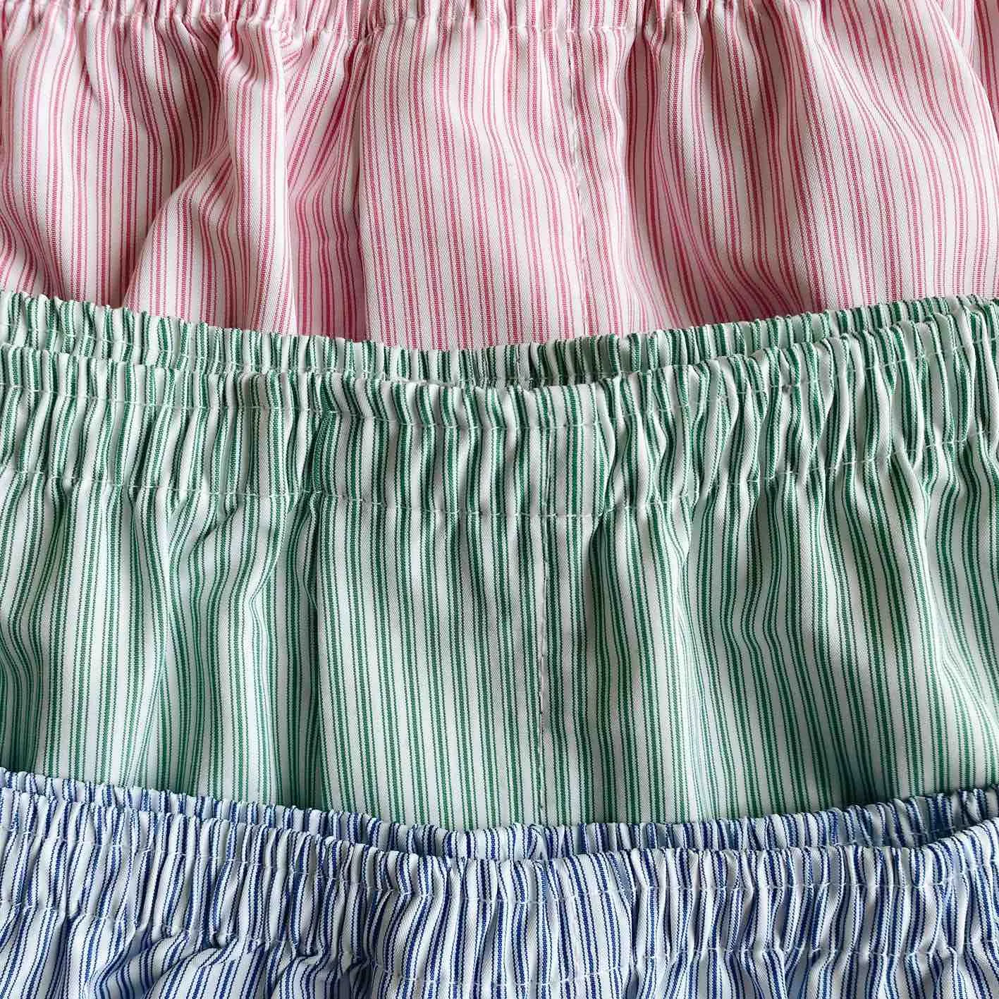 BOXER SHORTS // PINK STRIPES