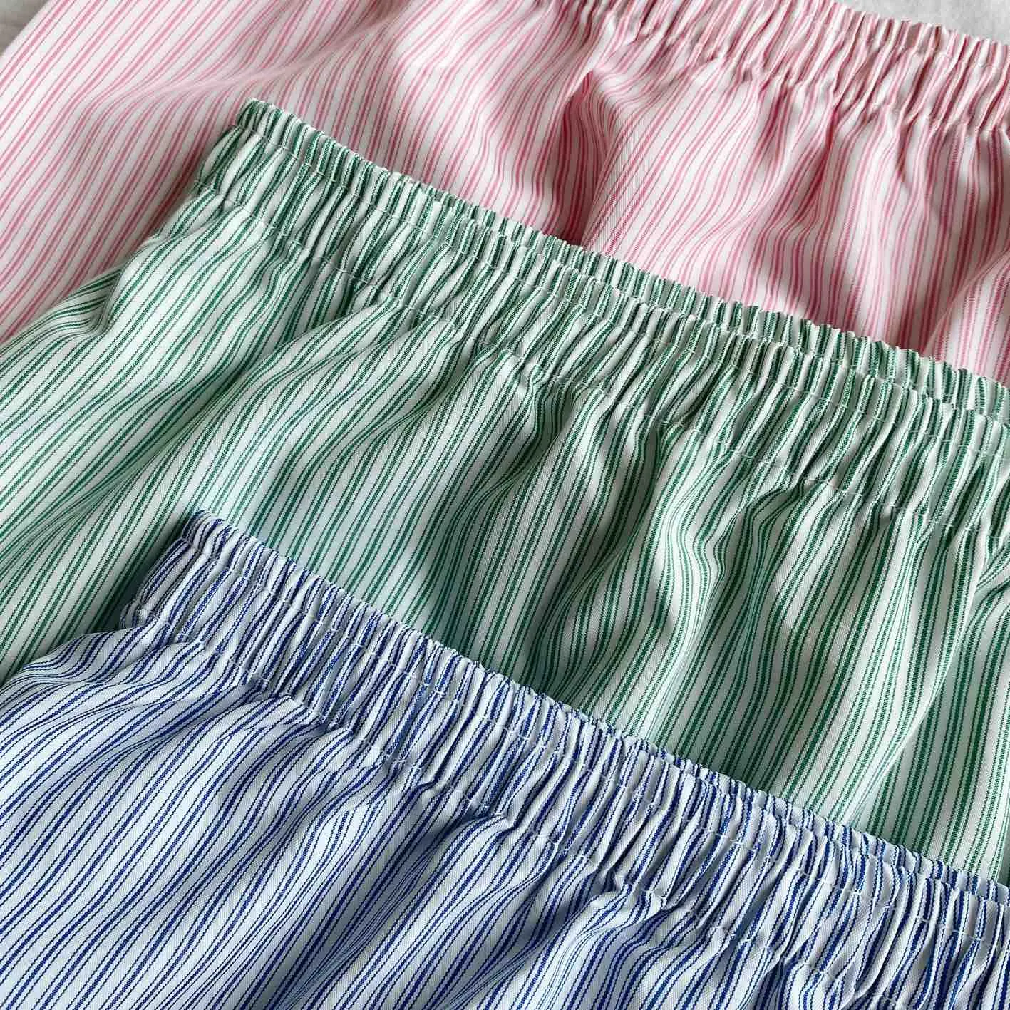 BOXER SHORTS // PINK STRIPES