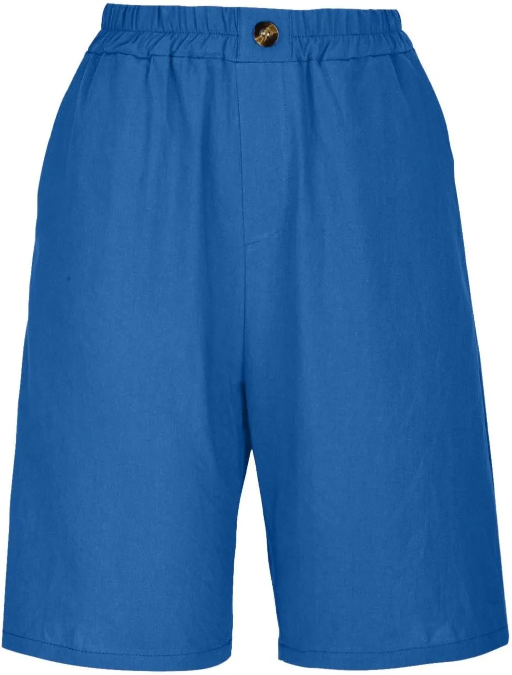 Capri Pants for Women Summer Cotton Linen Capris Wide Leg Cropped Trouser Drawstring Elastic High Waist Pants