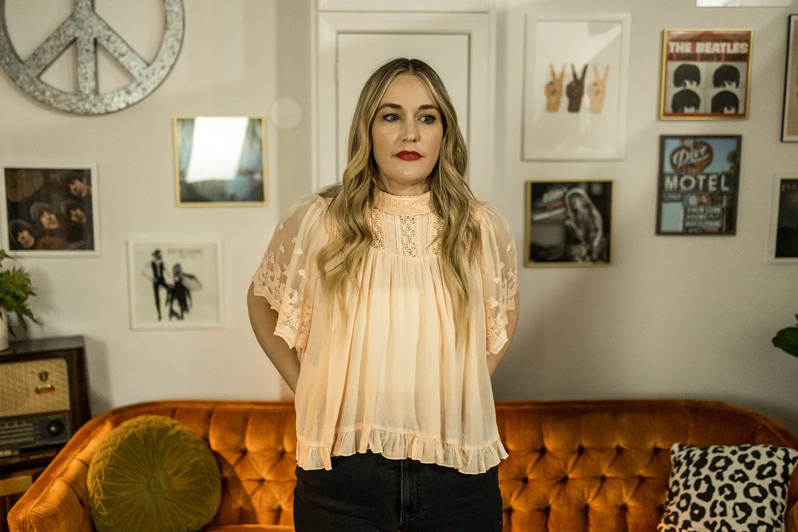 charlotte lace short sleeve top