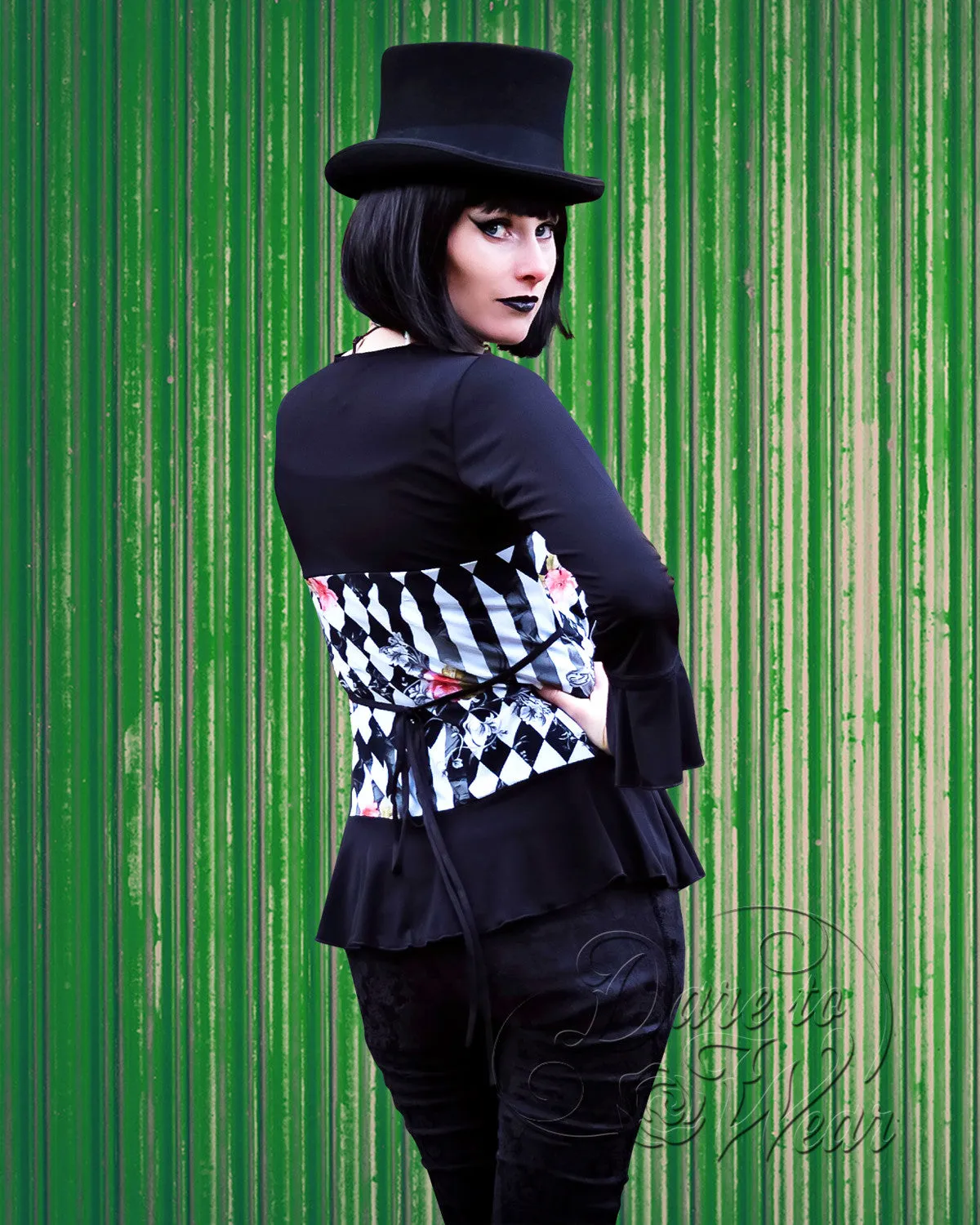 Corsetta Top in Purple Rose