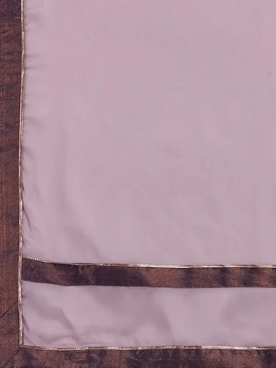 Embellished Border Silk Blend Saree