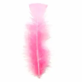 Flat Top Marabou Feather Pack 10 grams - Hot Pink