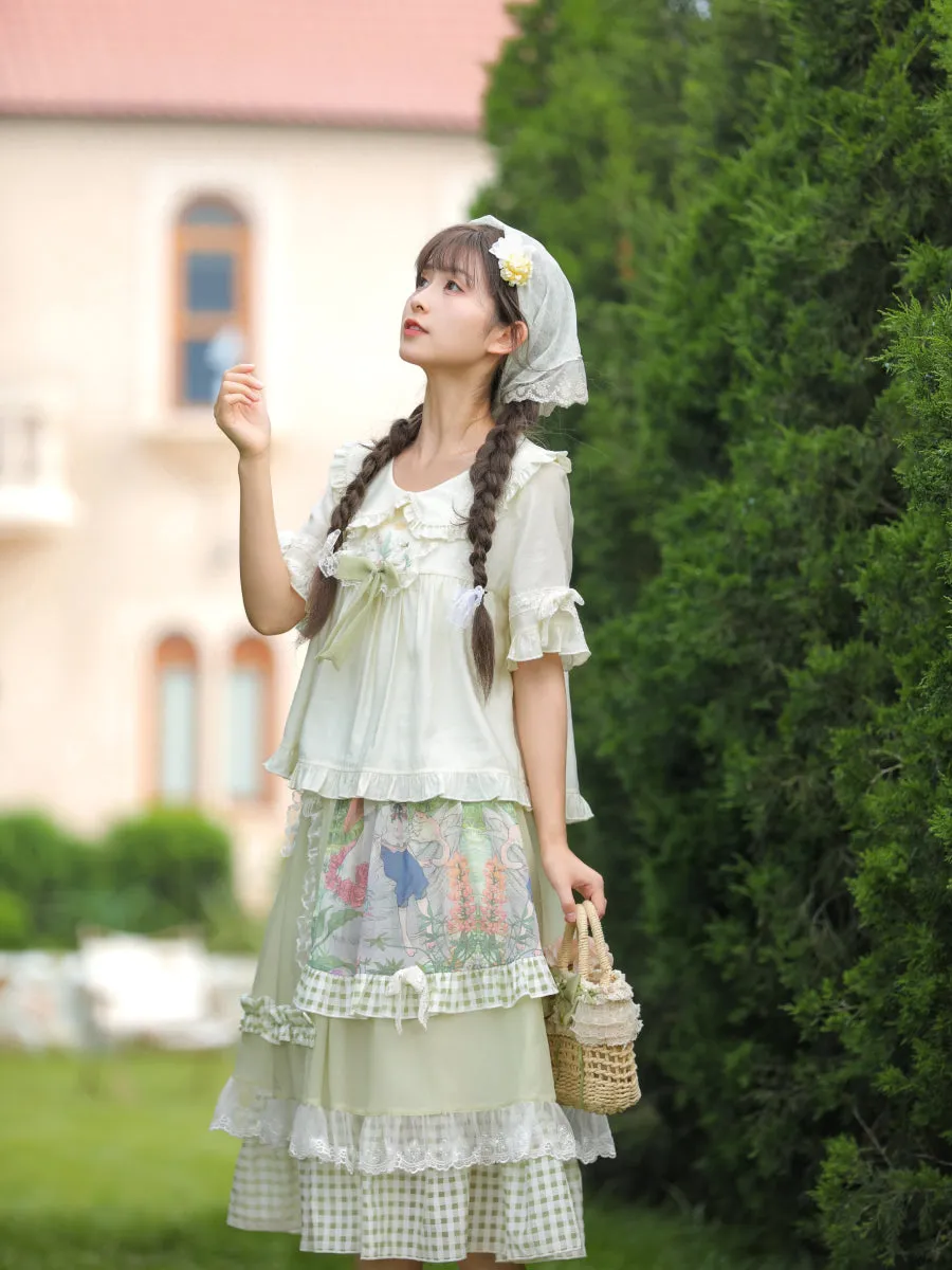 Forest Prince Pastoral Chiffon Blouse