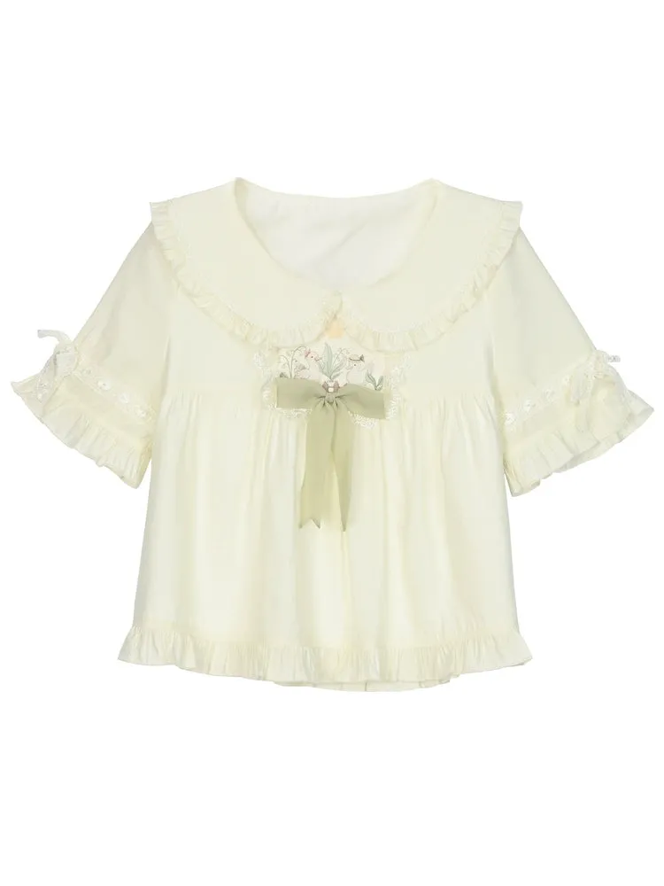 Forest Prince Pastoral Chiffon Blouse