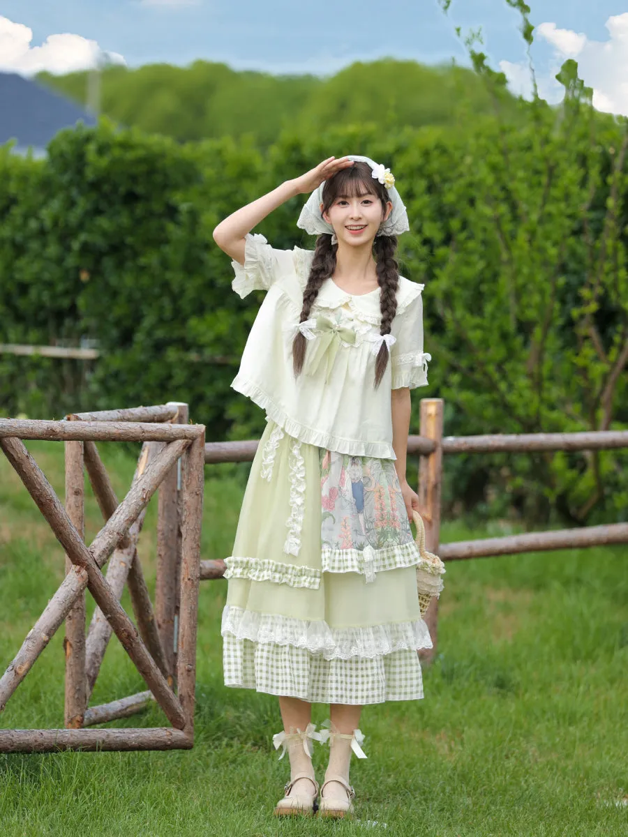Forest Prince Pastoral Chiffon Blouse