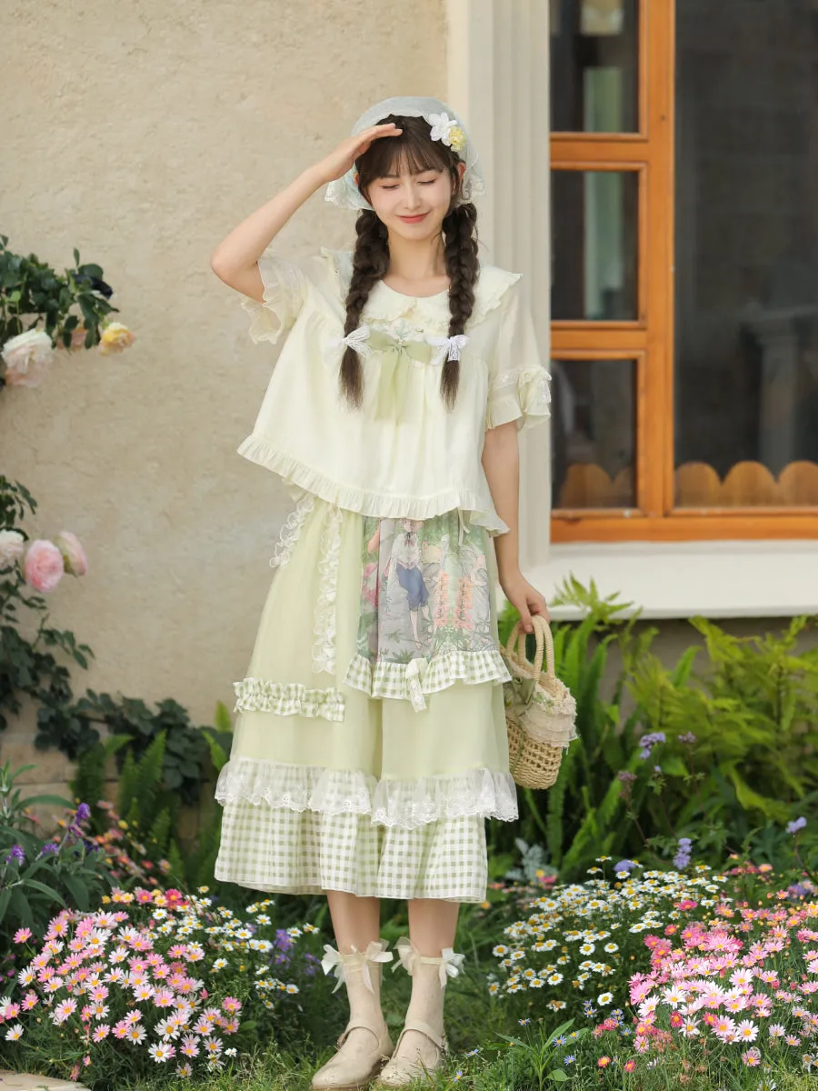 Forest Prince Pastoral Chiffon Blouse