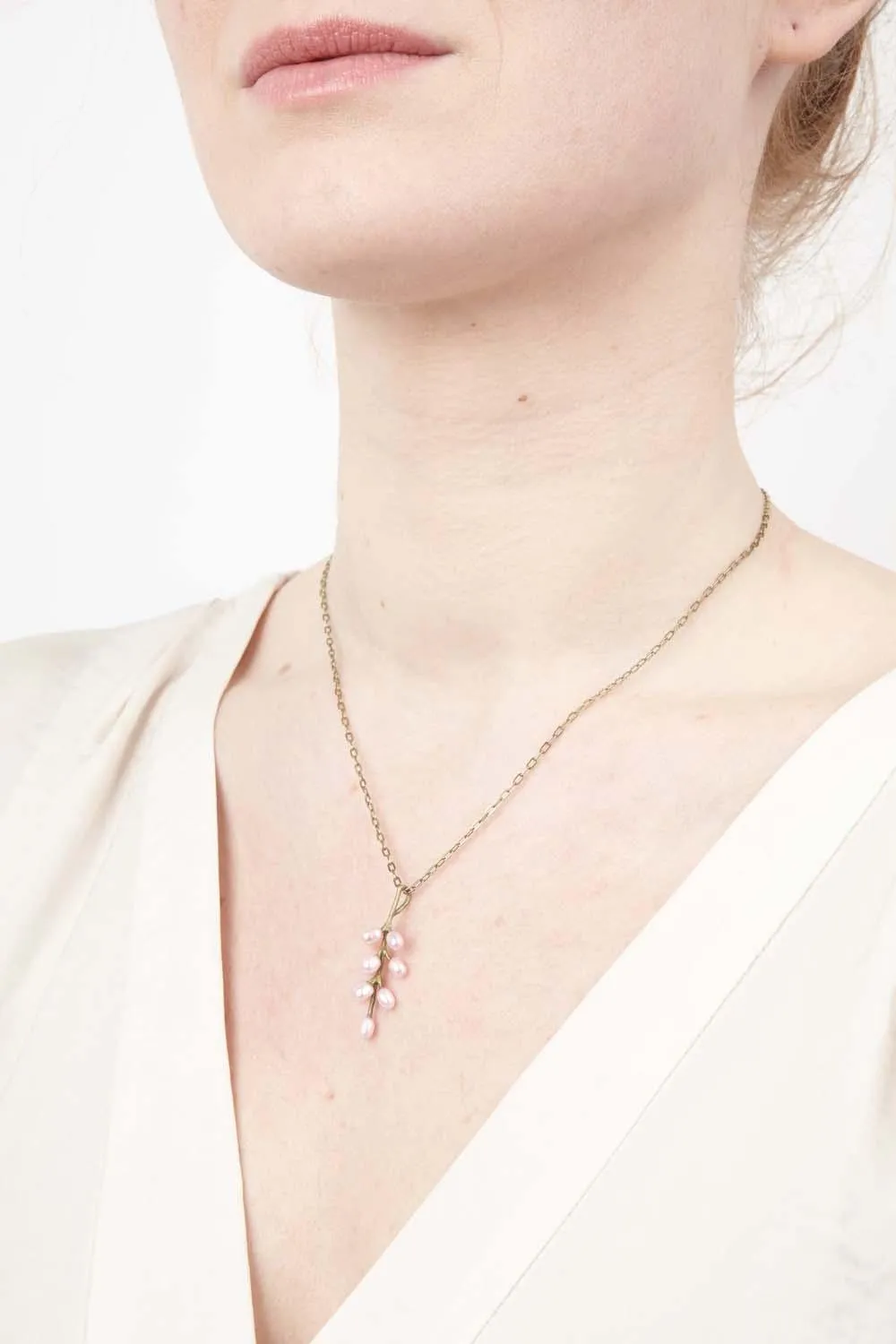 French Lavender Pendant - All Pearls