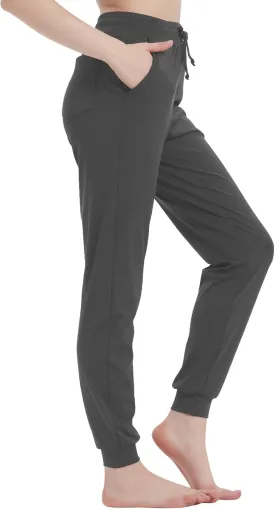 Idtswch 30"/32"/34"/36" Long Inseam Women Tall Sweatpants Extra Long Joggers Zipper Pockets Track Athletic Pants for Running