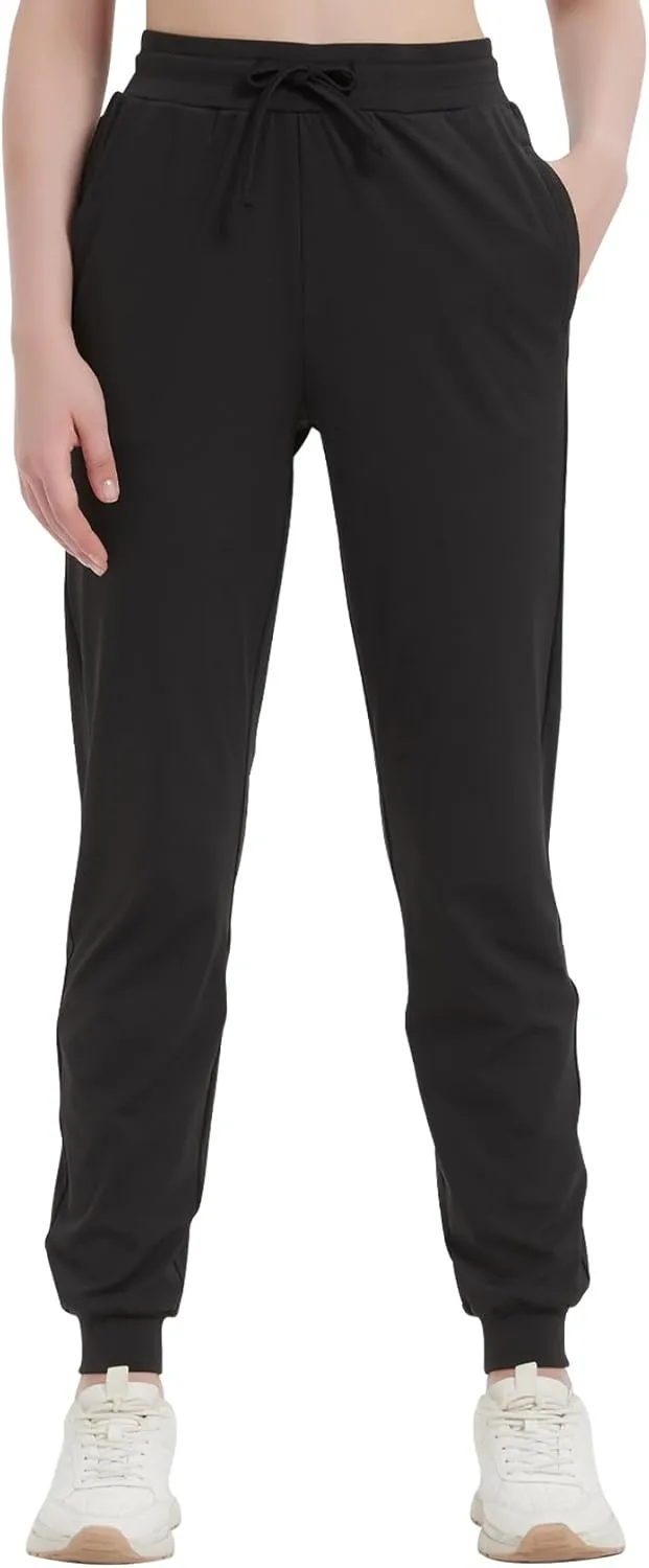 Idtswch 30"/32"/34"/36" Long Inseam Women Tall Sweatpants Extra Long Joggers Zipper Pockets Track Athletic Pants for Running