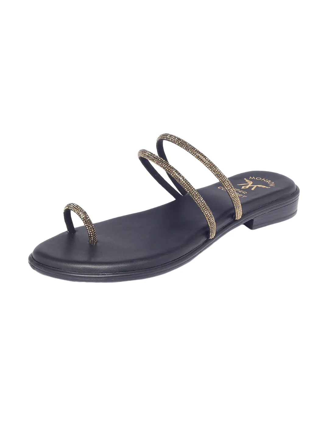 Iris Gold Flats