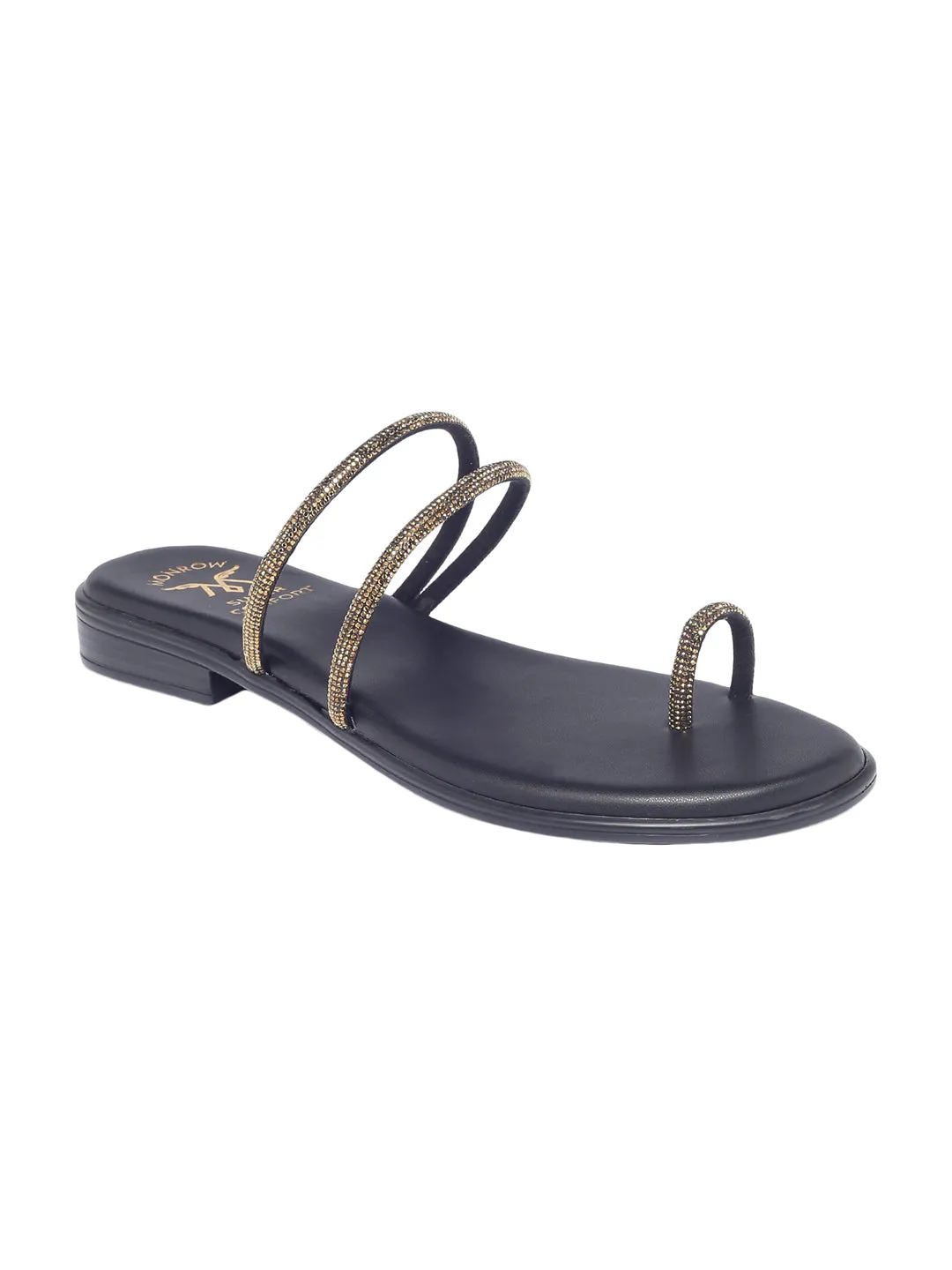 Iris Gold Flats