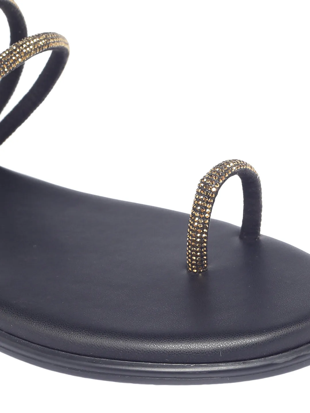Iris Gold Flats