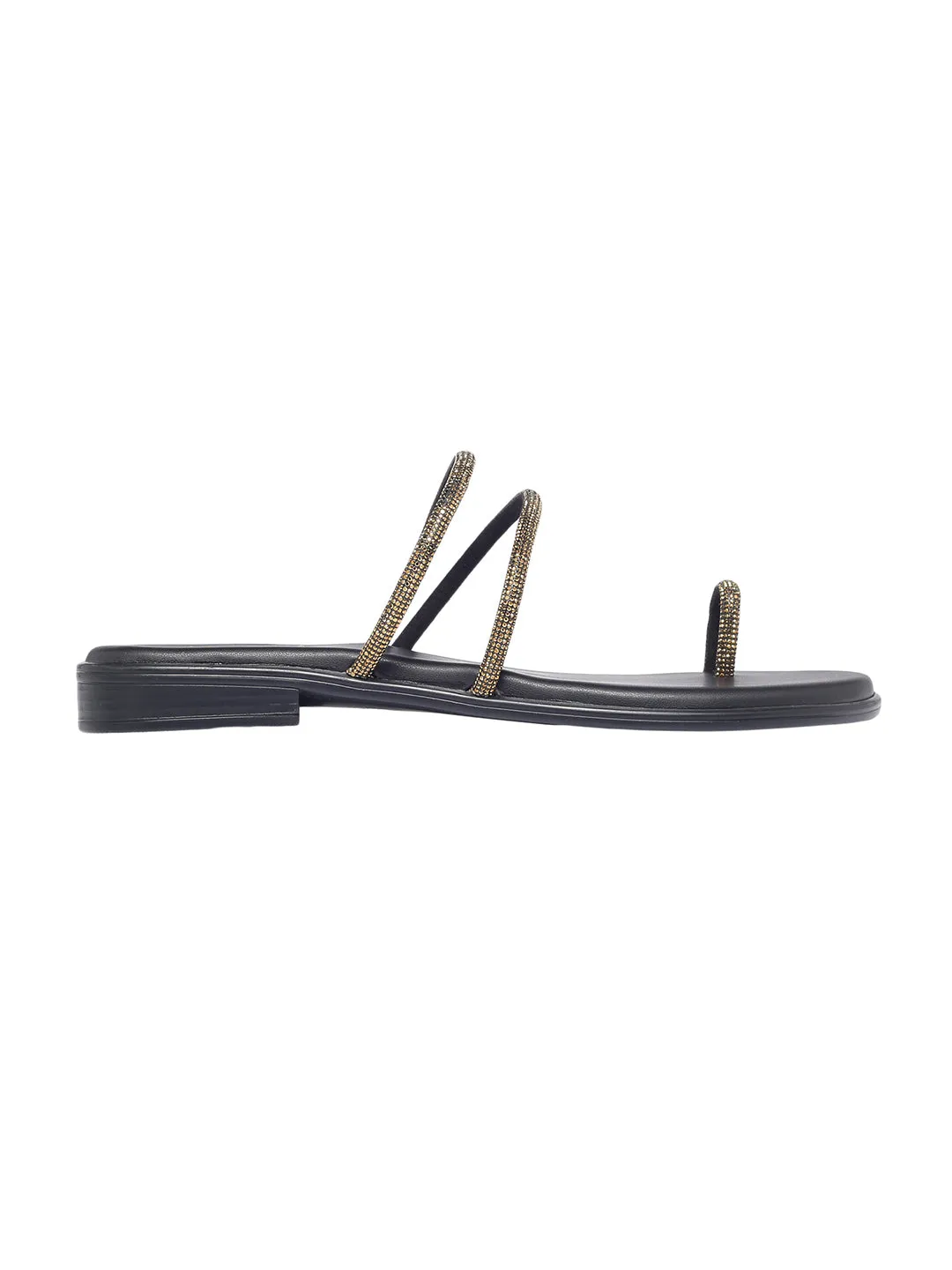 Iris Gold Flats