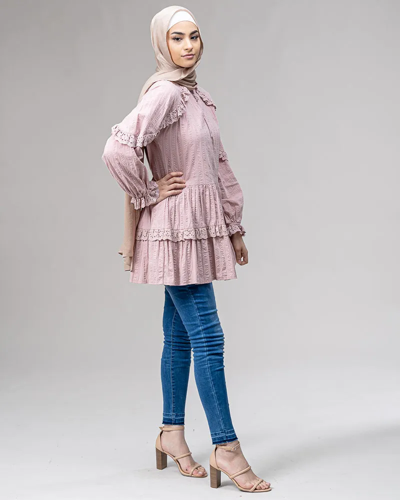 Lace Shirt Blouse