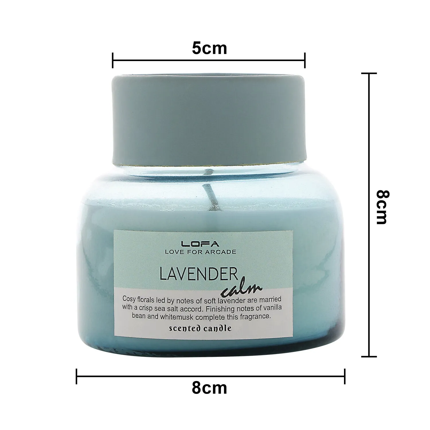 Lavender Candy Jar Scented Candle