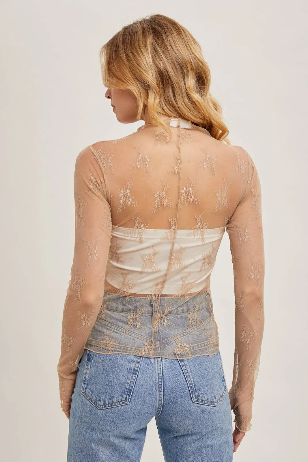 Lavender Lace Top
