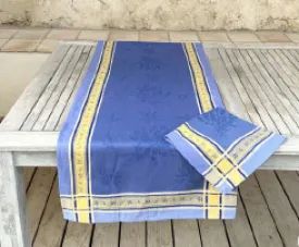 L'Ensoleillade Jacquard Table Runner: "Senanque"