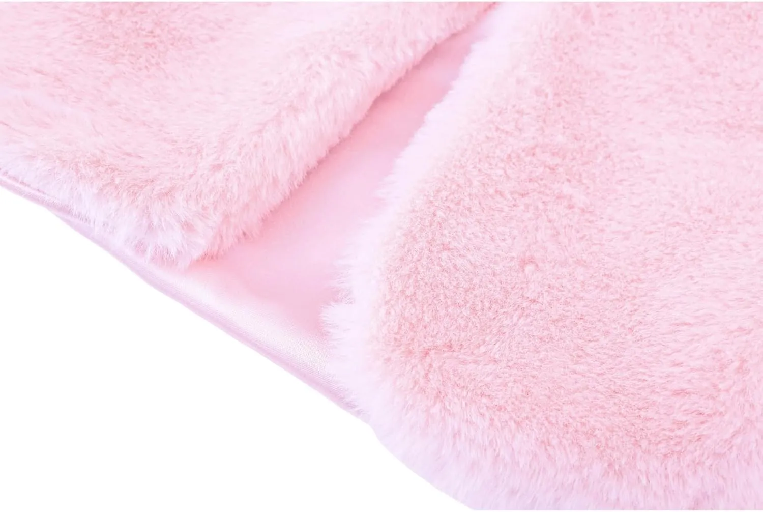 Lilax Girls Cozy Faux Fur Bolero Shrug Long Sleeve Crew Neck Dress Coat