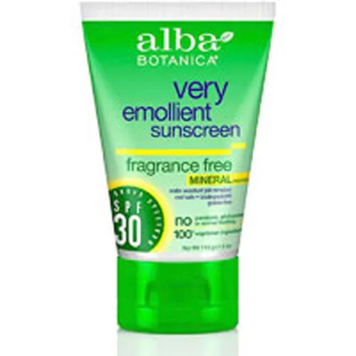 Mineral Sunscreen Fragrance Free Spf30 4 Oz By Alba Botanica