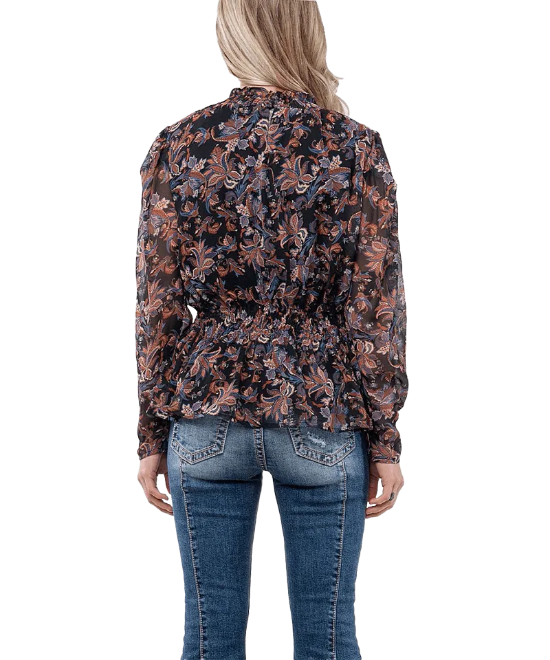 Miss Me Women's Smock Blouse