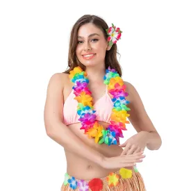 Orchid Lei Flower Garland Hawaiian Summer Party Beach