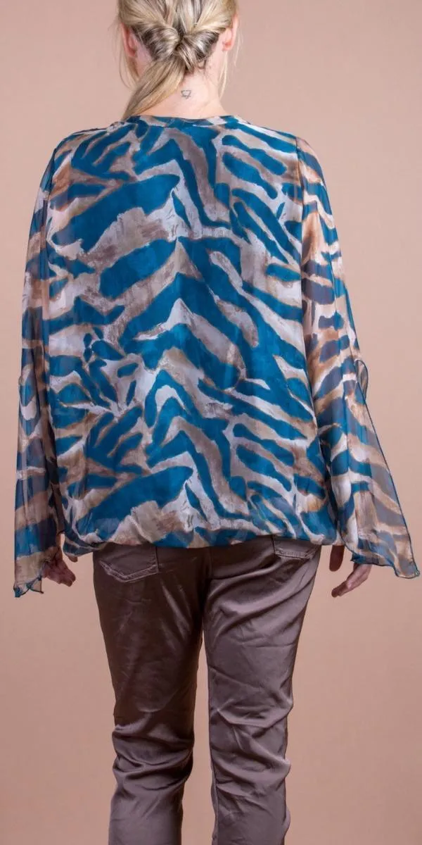Parma Animal Print Blouse