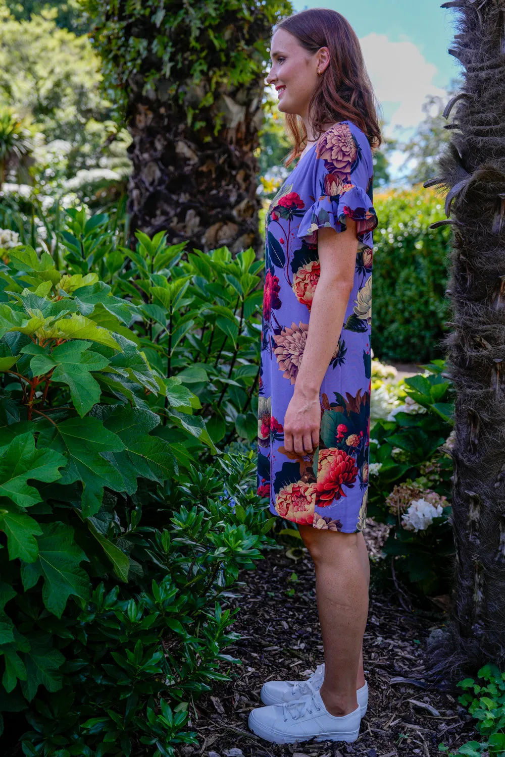 Peri Rose Dress - Lilac Petals | SALE