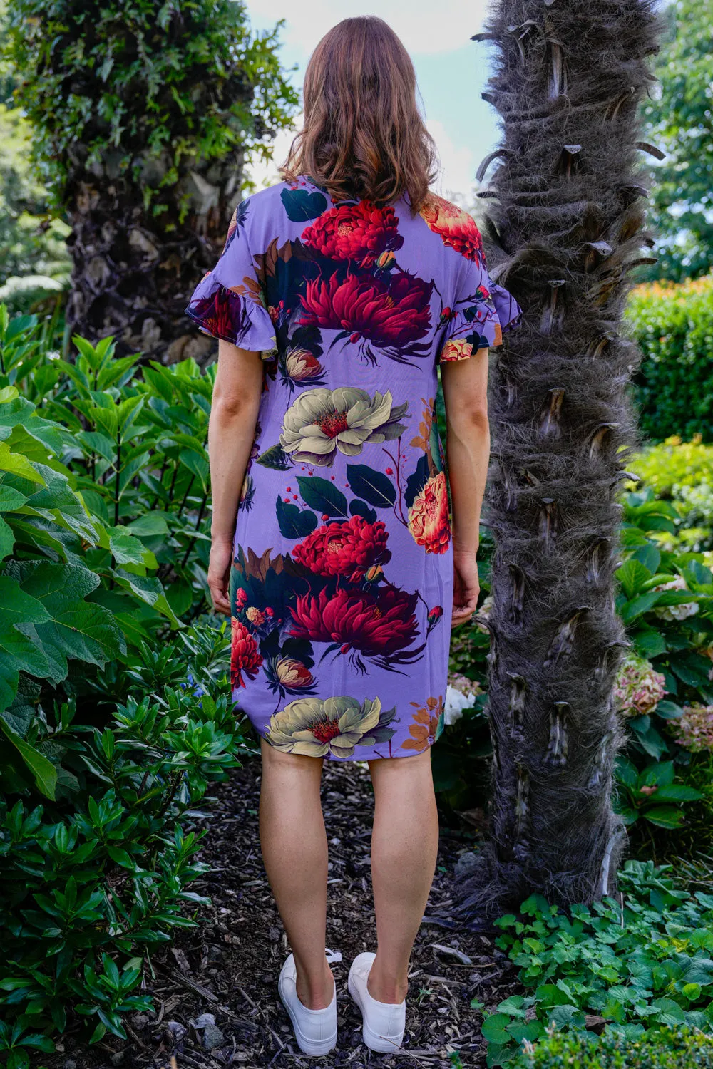 Peri Rose Dress - Lilac Petals | SALE
