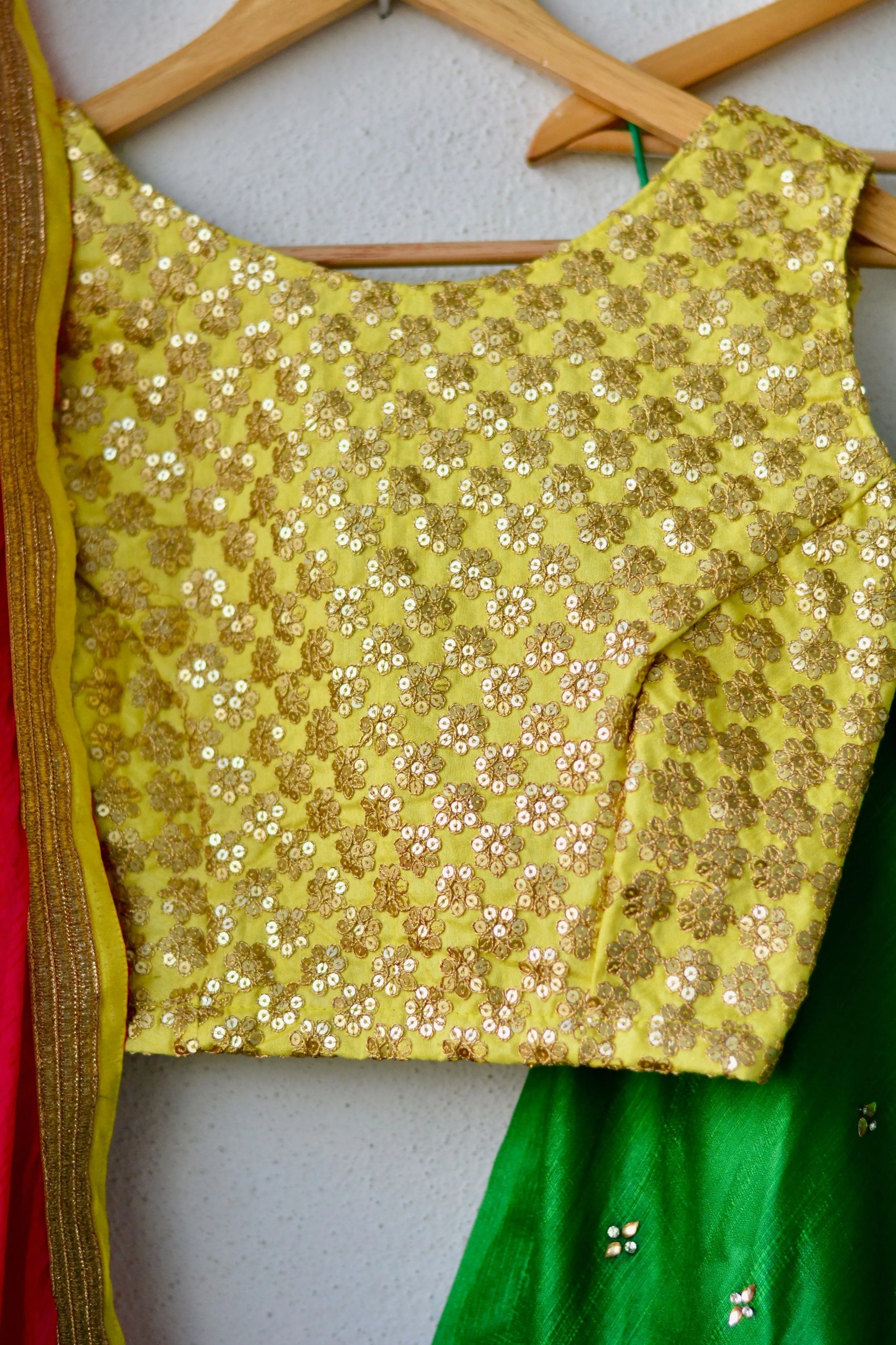 Pleasant star Lehenga with stone work skirt and chiffon duppata